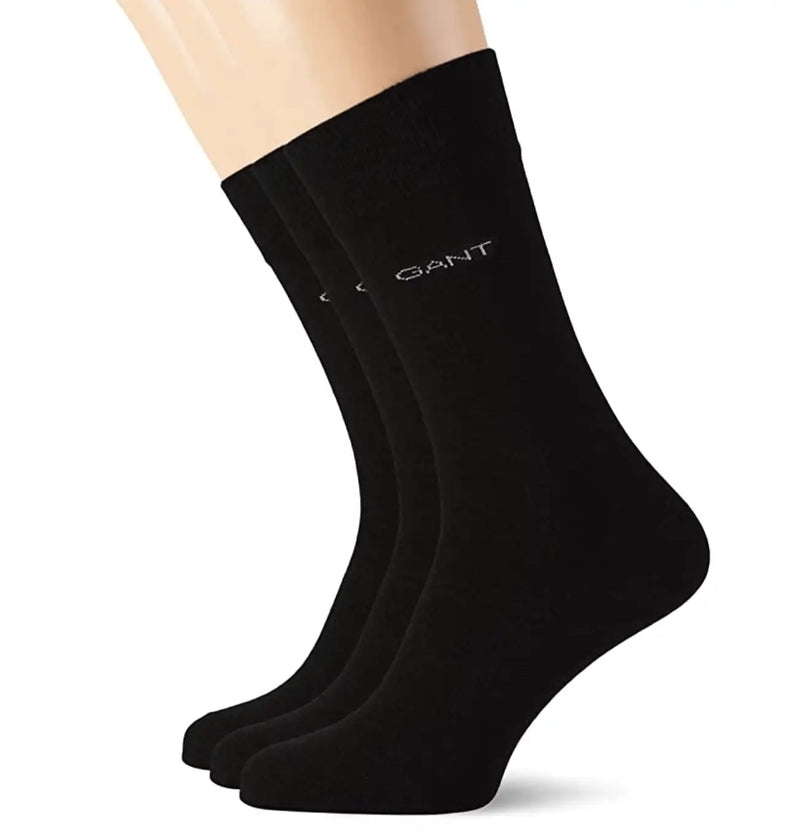GANT 3-Pack Wool Socks Black