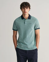 GANT Mens 4 Color Pique Polo Shirt Ocean Turquoise Northern Ireland