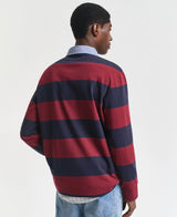 GANT Mens Chambray Stiped Heavy Rugger Plumped Red Northern Ireland