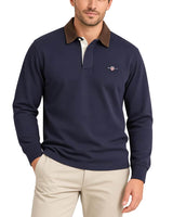 GANT Mens Cord Collar Rugger Evening Blue Northern Ireland Belfast