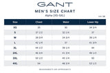GANT Mens Cord Collar Rugger Evening Blue Northern Ireland Belfast