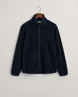 GANT Mens Fleece Zip Jacket 2038019-433 Evening Blue Northern Ireland