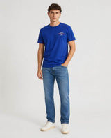 GANT Mens Graphic T-Shirt Crisp Blue Northern Ireland Belfast