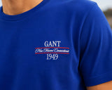 GANT Mens Graphic T-Shirt Crisp Blue Northern Ireland Belfast