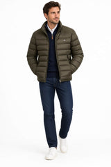 GANT Mens Light Down Puffer Jacket Dark Moss Green Northern Ireland