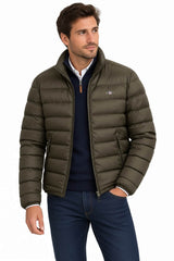 GANT Mens Light Down Puffer Jacket Dark Moss Green Northern Ireland