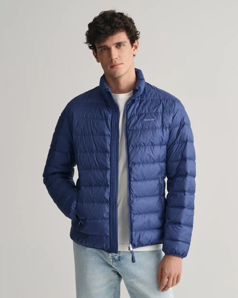 GANT Mens Light Down Puffer Jacket Sailor Blue Northern Ireland