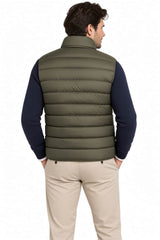 GANT Mens Light Down Vest Gilet Dark Moss Green Northern Ireland