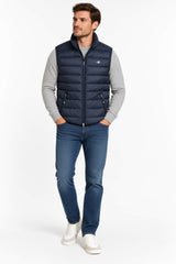 GANT Mens Light Down Vest Gilet Evening Blue Northern Ireland Belfast