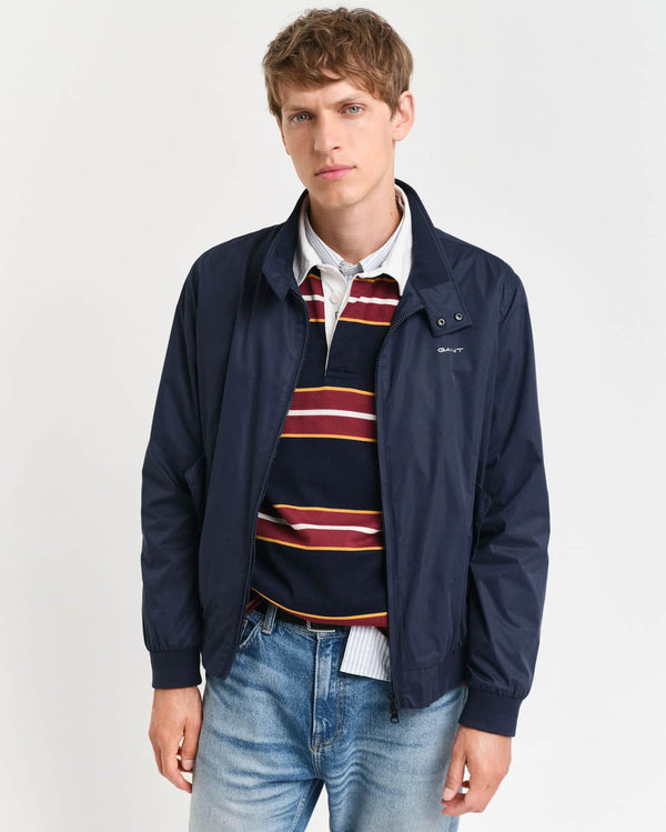 GANT Mens Lightweight Harrington Jacket Evening Blue Northern Ireland