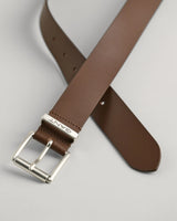 GANT Men’s Logo Leather Belt Weathered Brown Northern Ireland Belfast