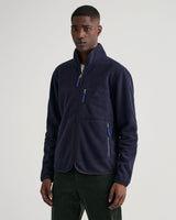 GANT Mens Micro Fleece Jacket Navy Northern Ireland Belfast