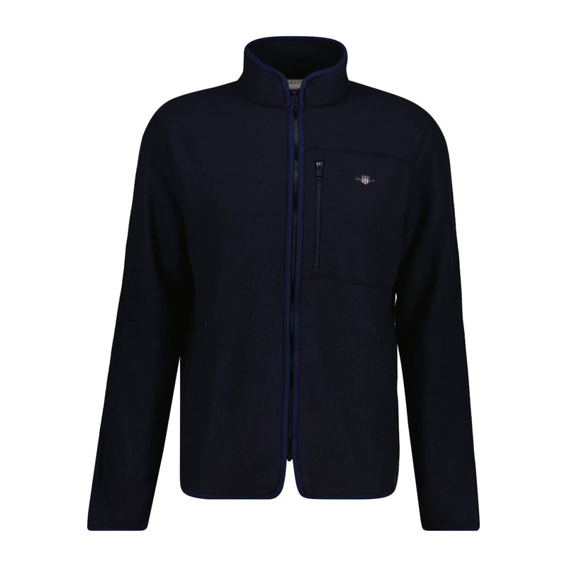 GANT Mens Micro Fleece Jacket Navy Northern Ireland Belfast
