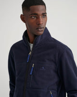 GANT Mens Micro Fleece Jacket Navy Northern Ireland Belfast