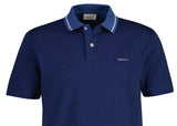 GANT Mens Micro Houndstooth Polo Shirt Vintage Blue Northern Ireland