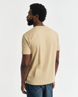 GANT Mens Printed Graphic T-Shirt Oak Beige Northern Ireland Belfast