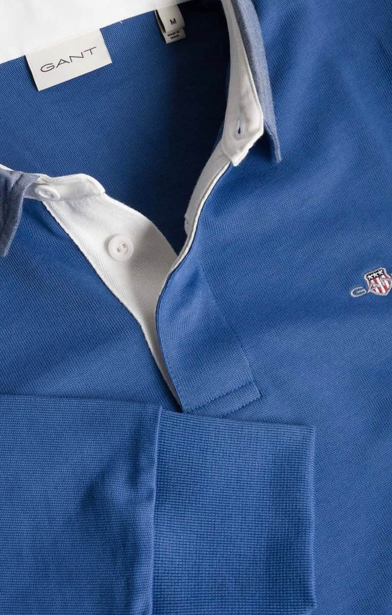 GANT Mens Regular Chambray Heavy Rugger Rich Blue Northern Ireland