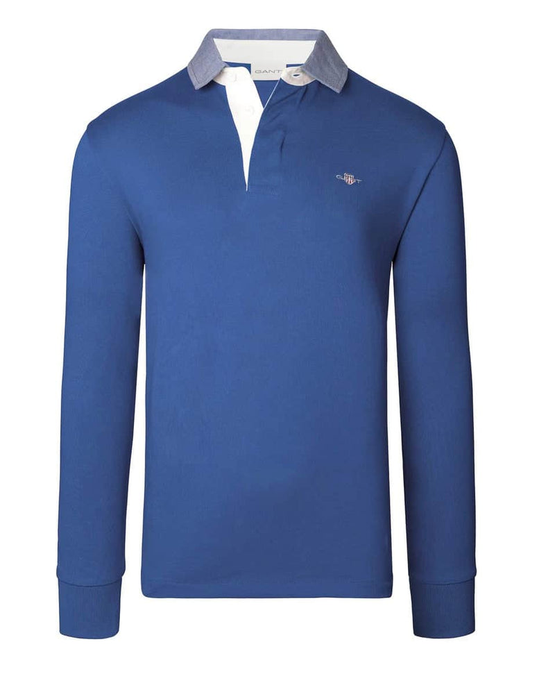 GANT Mens Regular Chambray Heavy Rugger Rich Blue Northern Ireland