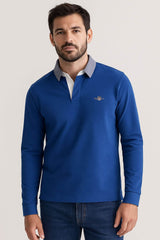 GANT Mens Regular Chambray Heavy Rugger Rich Blue Northern Ireland