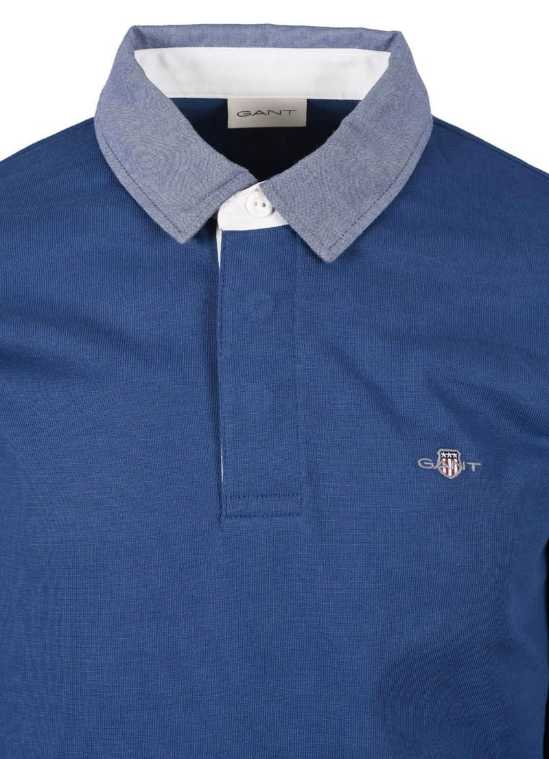 GANT Mens Regular Chambray Heavy Rugger Rich Blue Northern Ireland