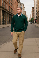 GANT Mens Regular Chambray Heavy Rugger Tartan Green Northern Ireland