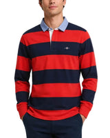 GANT Mens Regular Chambray Stripe Heavy Rugger Maple Fire Northern