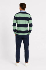 GANT Mens Regular Chambray Stripe Heavy Rugger Surplus Mint Northern