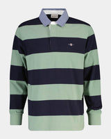 GANT Mens Regular Chambray Stripe Heavy Rugger Surplus Mint Northern