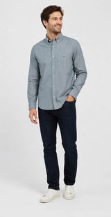 GANT Mens Regular Classic Oxford Shirt Dark Emerald Green Northern