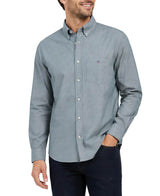 GANT Mens Regular Classic Oxford Shirt Dark Emerald Green Northern