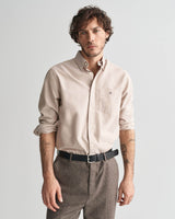 GANT Mens Regular Classic Oxford Shirt Warm Khaki Northern Ireland