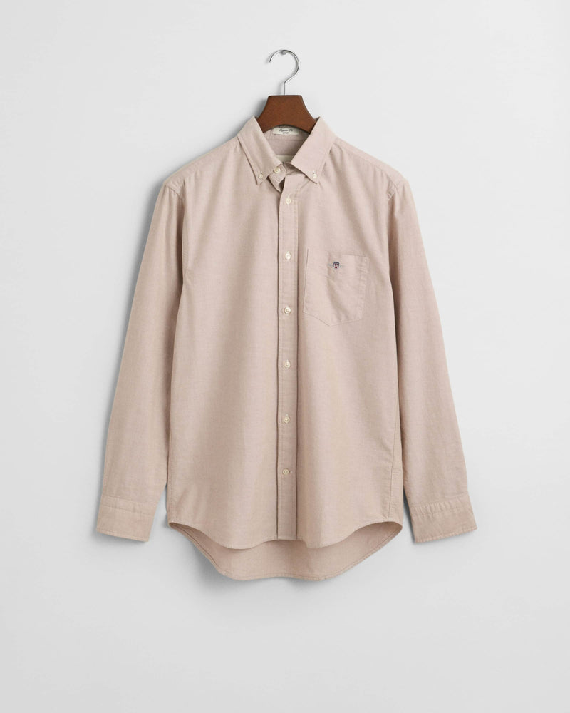 GANT Mens Regular Classic Oxford Shirt Warm Khaki Northern Ireland