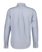 GANT Mens Regular Classic Oxford Stripe Shirt College Blue Northern