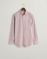 GANT Mens Regular Fit Banker Stripe Poplin Shirt wine Red Northern