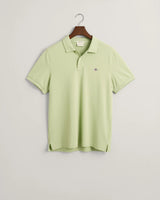 GANT Men’s Regular Fit Shield Pique Polo Shirt Milky Matcha