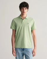 GANT Men’s Regular Fit Shield Pique Polo Shirt Milky Matcha