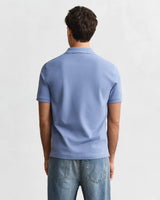 GANT Mens Regular Fit Shield Polo Shirt Faded Denim Northern Ireland