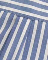 GANT Men’s Regular Fit Wide Striped Poplin Shirt College Blue