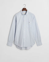 GANT Mens Regular Micro Print Shirt Light Blue Northern Ireland