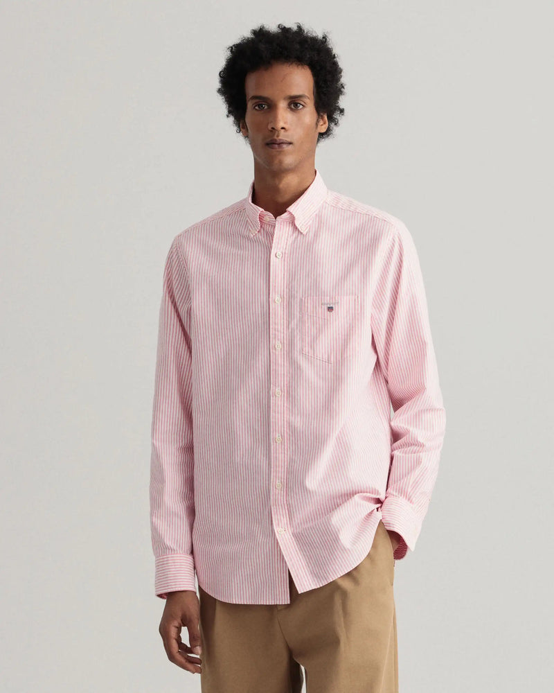 GANT Men’s Regular Oxford Banker Shirt Light Pink Ballynahinch