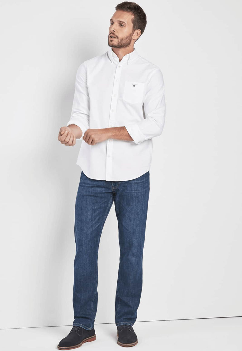GANT The Oxford Shirt Regular BD - White
