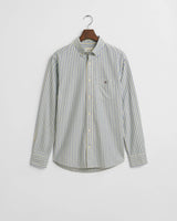 GANT Mens Regular Oxford Stripe Shirt Rich Blue Northern Ireland