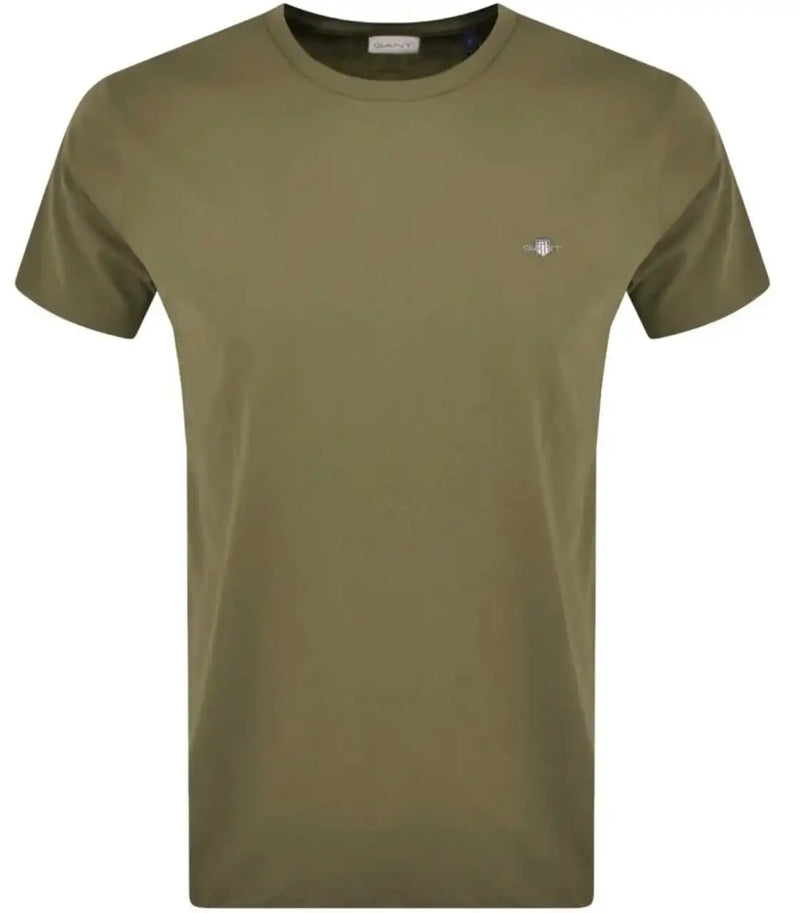 GANT Men’s Regular Sheild T-Shirt Juniper Green Ballynahinch Northern