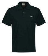 GANT Mens Regular Shield Pique Polo Shirt Tartan Green Northern