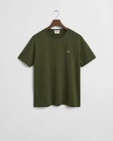 GANT Mens Regular Shield SS T-Shirt Country Green Northern Ireland
