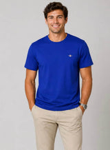 GANT Mens Regular Shield T-Shirt Crisp Blue Northern Ireland Belfast