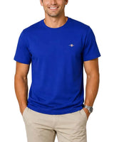 GANT Mens Regular Shield T-Shirt Crisp Blue Northern Ireland Belfast