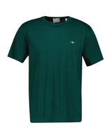 GANT Mens Regular Shield T-Shirt Dark Emerald Green Northern Ireland