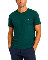 GANT Mens Regular Shield T-Shirt Dark Emerald Green Northern Ireland