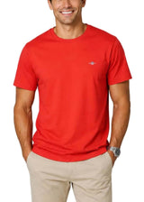 GANT Mens Regular Shield T-Shirt Maple Fire Northern Ireland Belfast